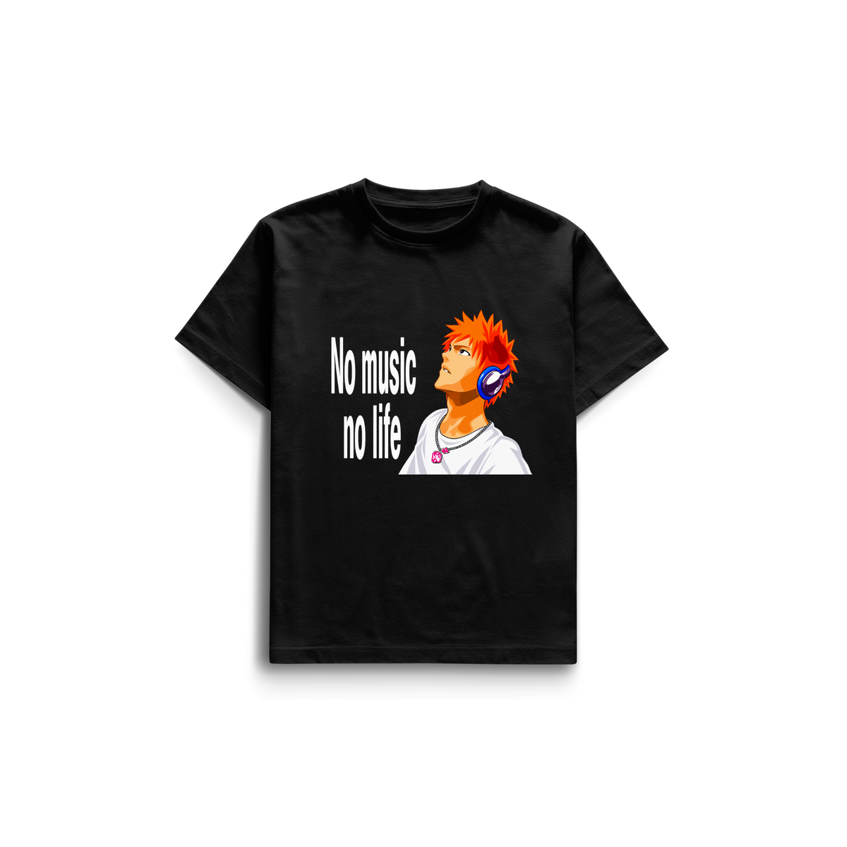 Camiseta no Music no Life